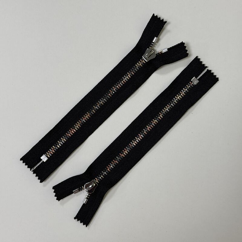 Retro Texture Corn Shaped Metal Zipper #5 Glossy Three Dimensional Zipper