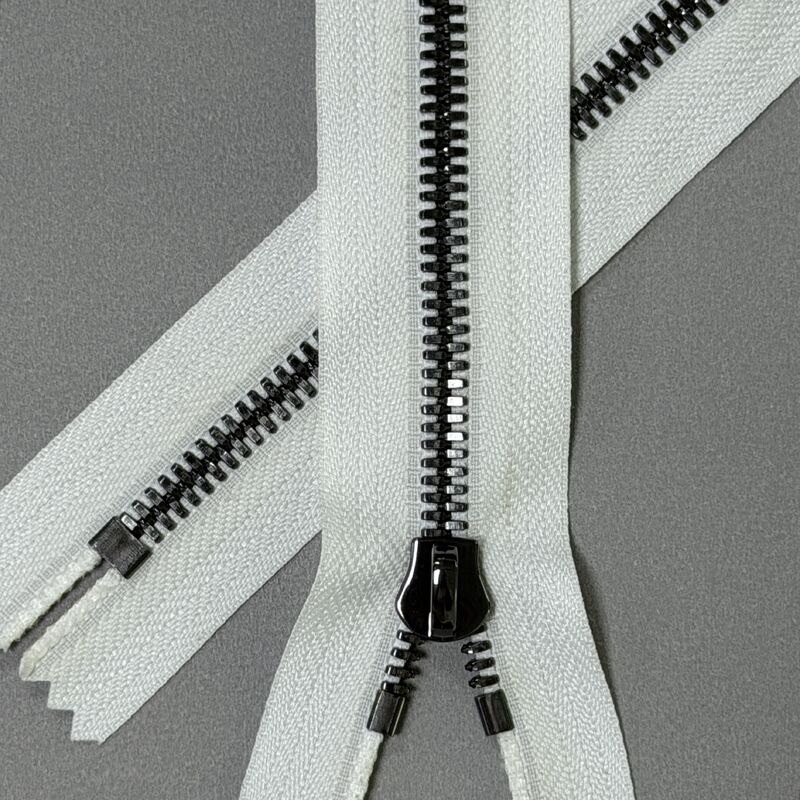 Versatile Trends #5 Corn Teeth Metal Zipper Gun Metal Premium Feel Industrial Luxe Style