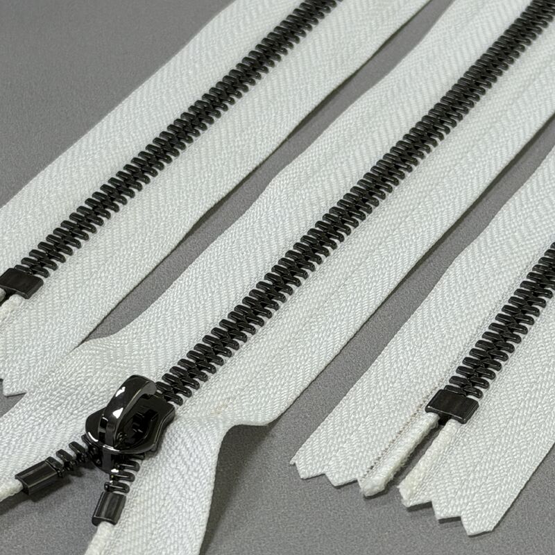 Versatile Trends #5 Corn Teeth Metal Zipper Gun Metal Premium Feel Industrial Luxe Style