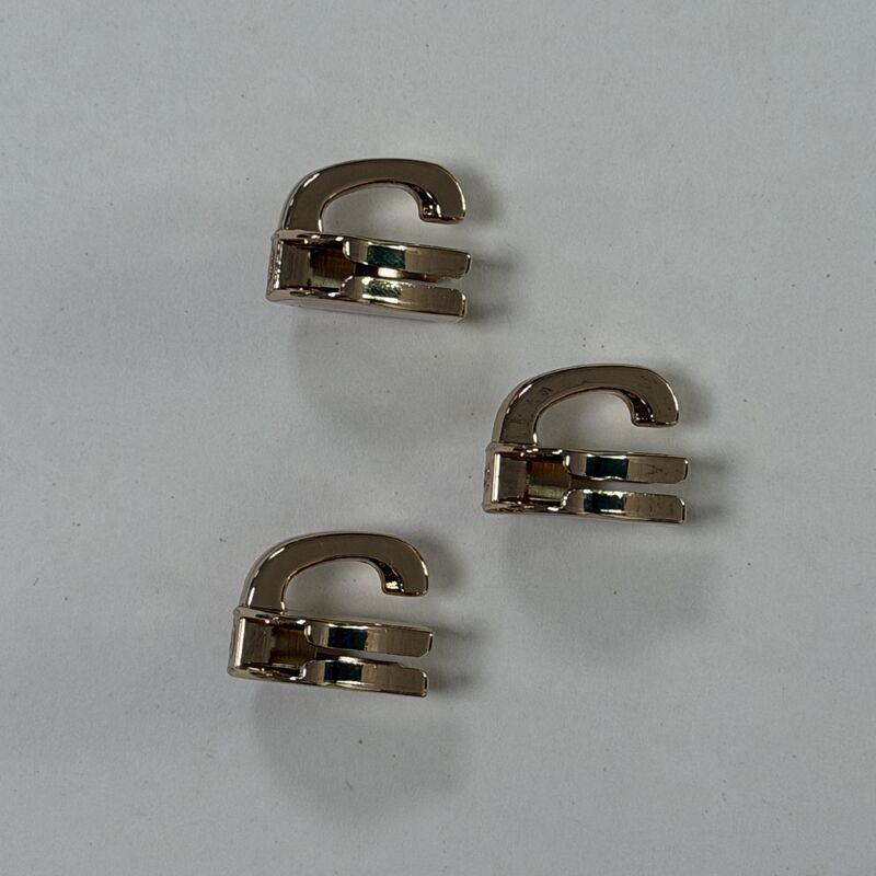 Thick Sturdy No 8 Zipper Slider Light Gold Metal Zipper Non Lock Pin Lock Slider