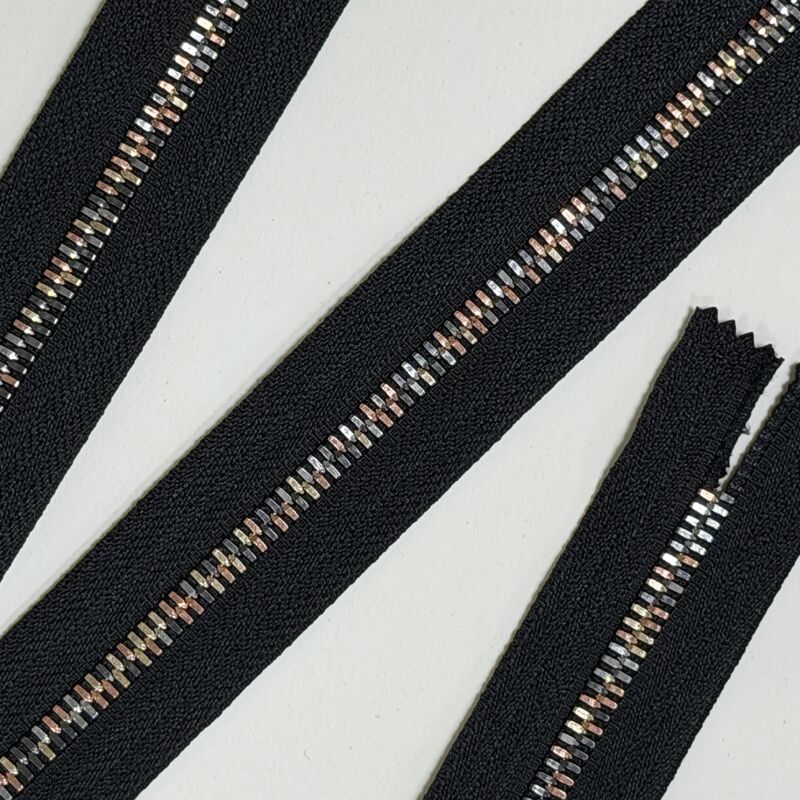 Glowing Evenly #5 Corn Shaped Classic Color Metal Zipper Full And Dimensional