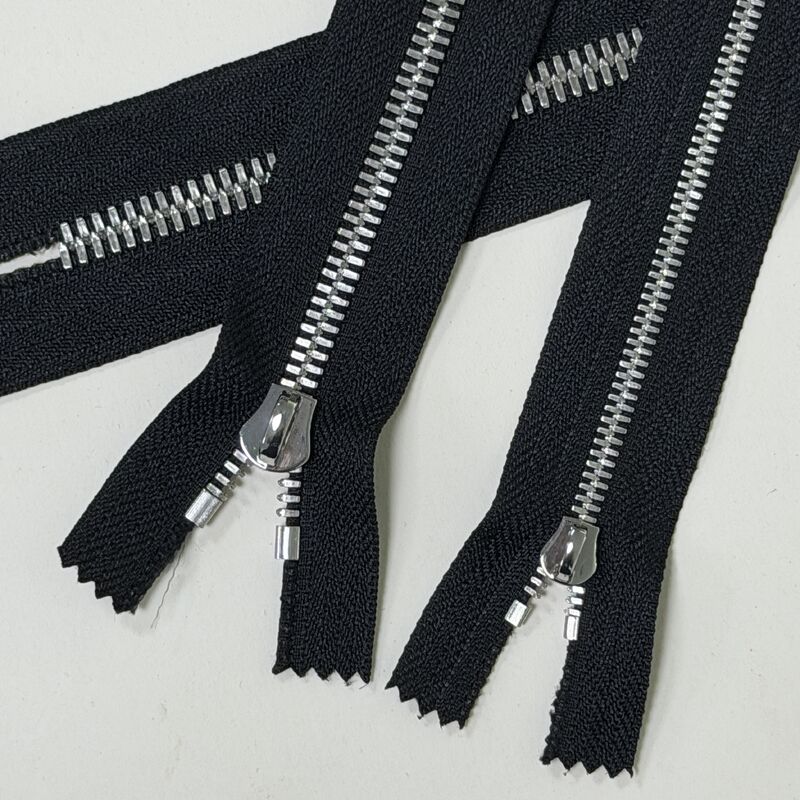 Meticulously Polished Brass Zipper #5 Corn Teeth Metal Zipper Strong Bite Force