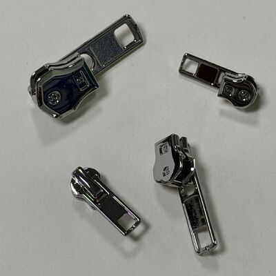 Zinc Alloy #8 Auto Lock Slider Standard Pull Tab Prevent Accidental Unsealing